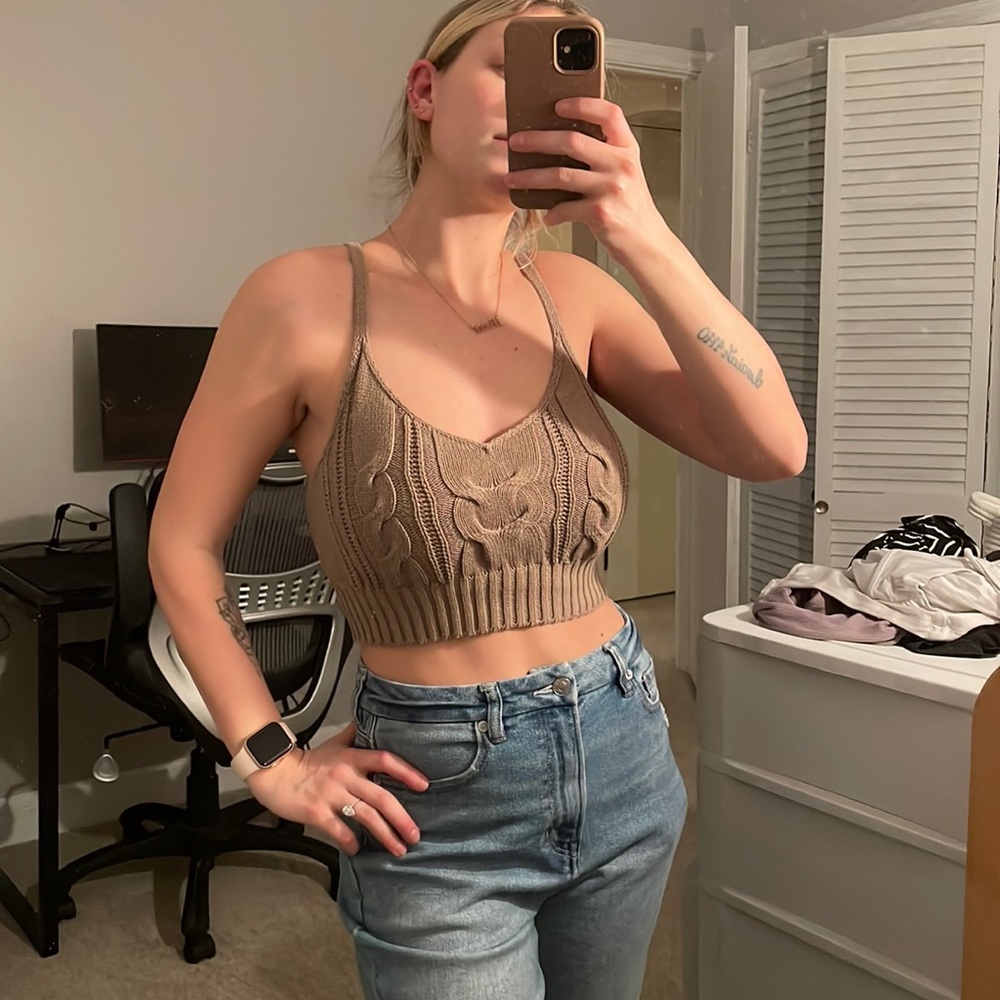 Knitted tank top